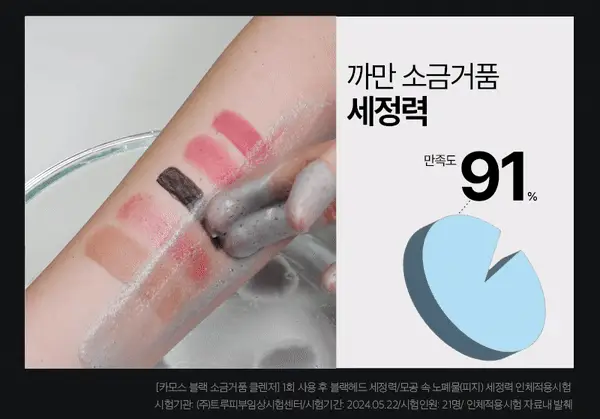 [피지케어/요철관리] 토르홉 카모스 블랙 소금거품 클렌저 130g 상세페이지 17